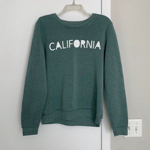 Green Graphic Sweatshirt, Size L